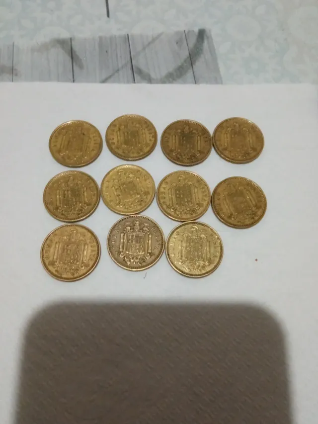 Monedas antiguas Franco (11 unidades)