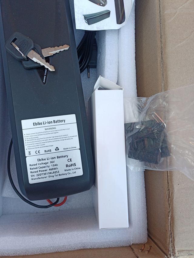 Batería Ebike Li-ion 36V 13Ah