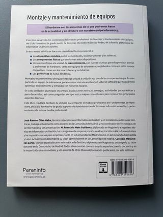 Libros de texto: Grado Medio Informática 