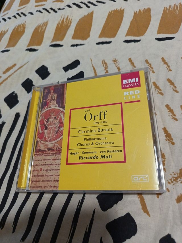 CD Carl Orff Carmina Burana EMI Classics.