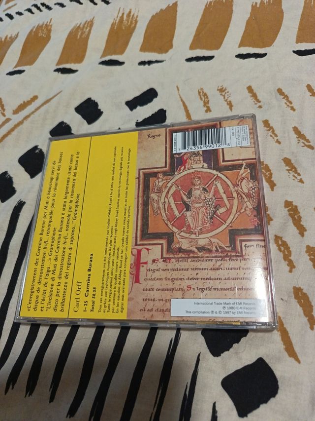 CD Carl Orff Carmina Burana EMI Classics.