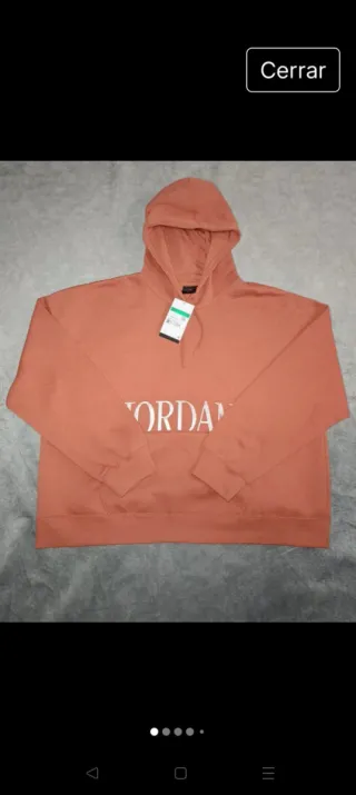Sudadera Jordan Mujer Naranja