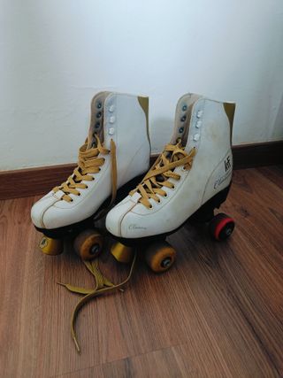 Patines artísticos blancos talla 38