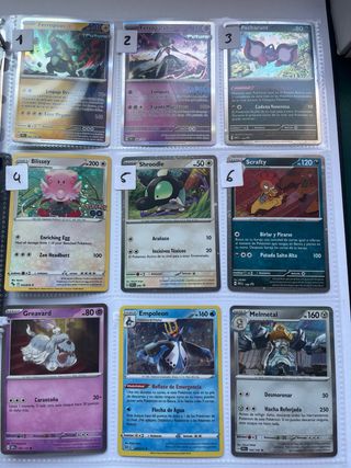 Colección Cartas Pokémon Holo