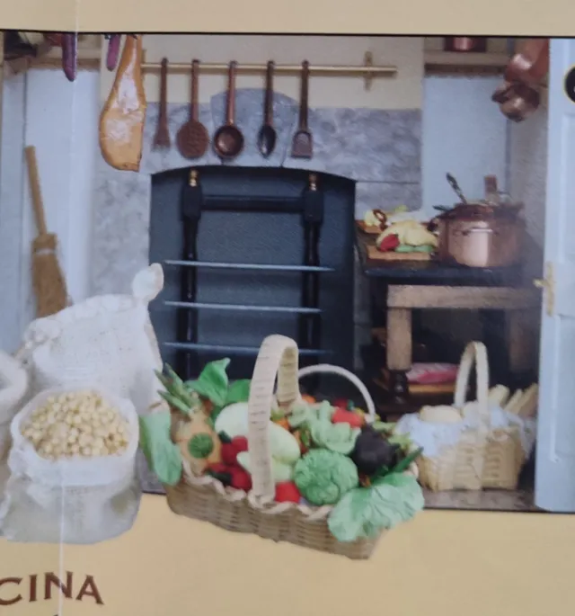 Cocina Palacio Muñecas Miniatura