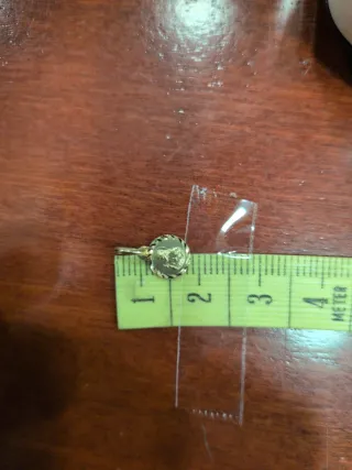 Mini Medalla Corazón De Jesús Oro