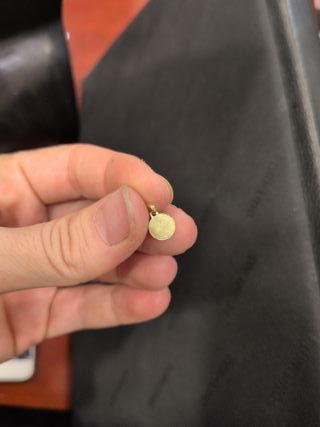 Mini Medalla Corazón De Jesús Oro