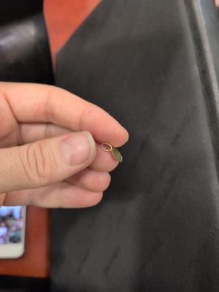 Mini Medalla Corazón De Jesús Oro