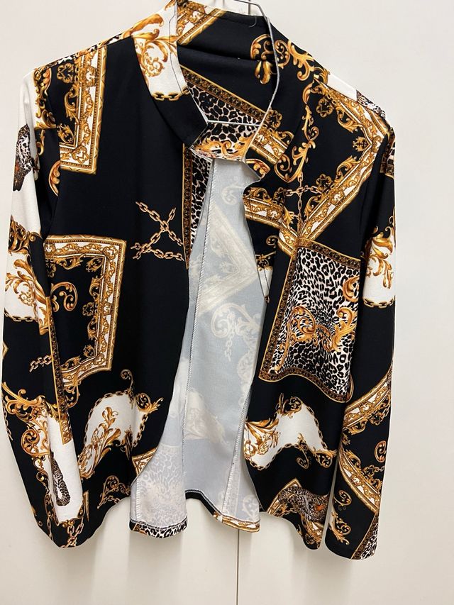 Giacca donna fantasia barocca