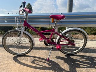 Bicicleta niña rosa B'TWIN