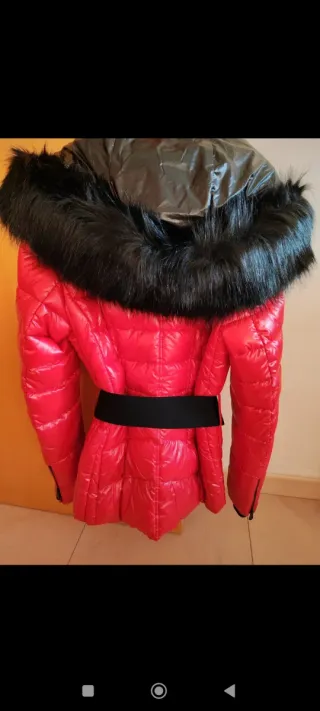 Chaqueta Barbour Roja Brillante Invierno