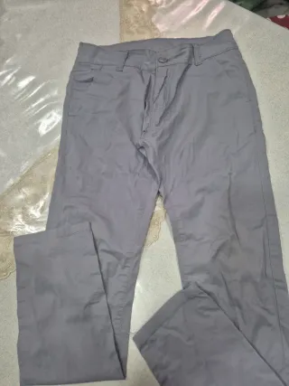 Pantaloni cotone bambino grigi