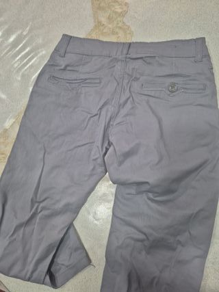 Pantaloni cotone bambino grigi