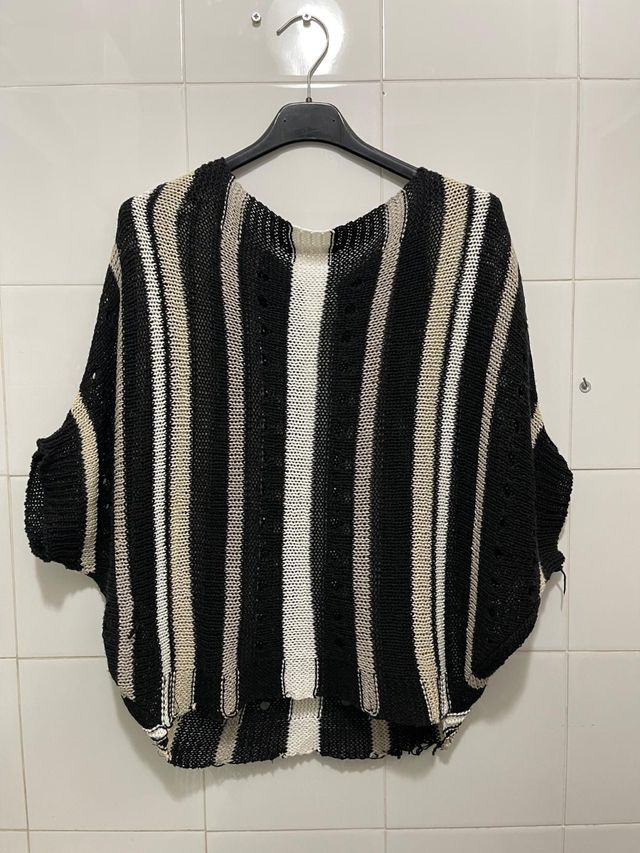 Maglione donna maniche 3/4 righe