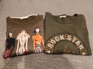 Lote 2 camisetas manga larga XXL