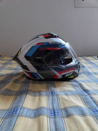 Lote de Casco de moto y guantes.