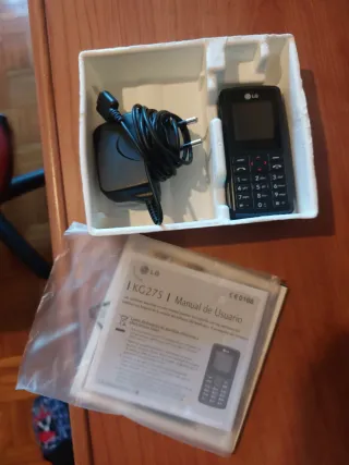 Teléfono móvil Vintage LG negro