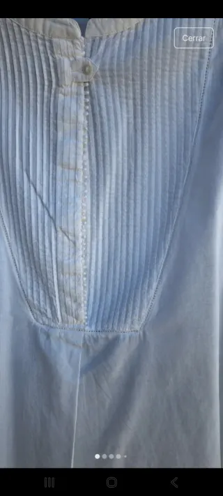 Blusa blanca con bordado