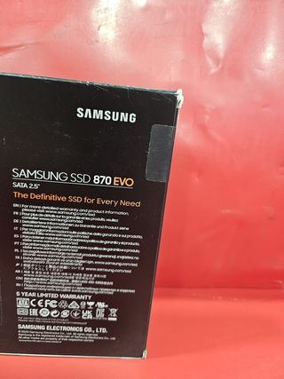 Disco duro SSD Samsung 870 Evo / 1 TB, Precintado.