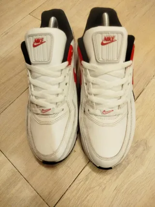 Zapatillas Nike Air Max Hombre Blancas Rojas