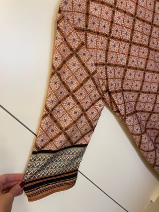 Vestido estampado geométrico