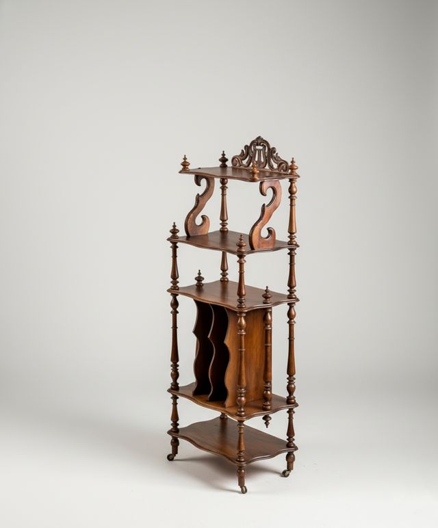 Estantería inglesa antigua