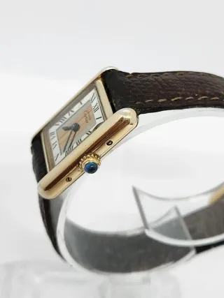 Must de Cartier Tank Vermeil Set Completo