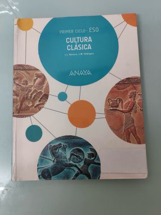 Libro cultura clásica ESO