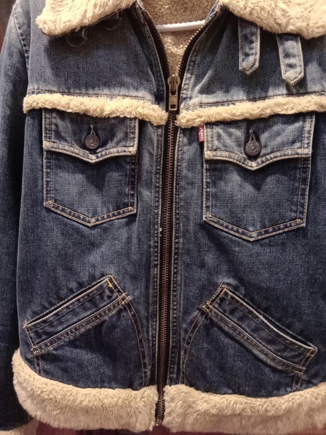 Cazadora vaquera Levi's borreguillo mujer