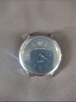 Reloj Emporio Armani Cuarzo Azul y Plateado