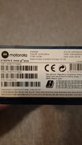 Motorola Moto G 5G Plus Nero