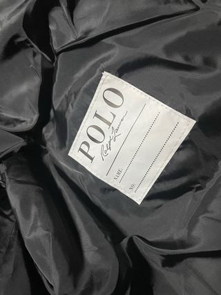 Abrigo Ralph Lauren Negro