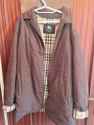Gabardina Burberry Marrón Clásica Unisex-M