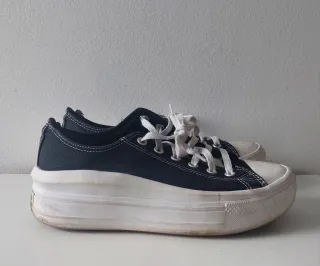 Zapatillas Converse plataforma negras