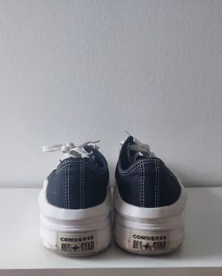 Zapatillas Converse plataforma negras