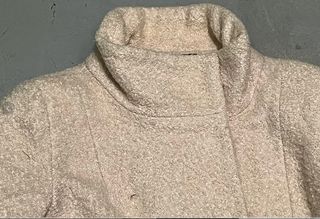 Chaquetón rosa de pelo sintético