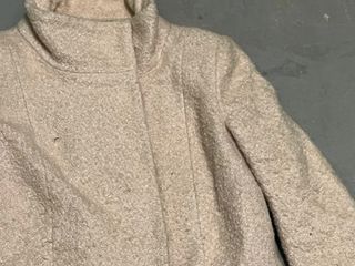 Chaquetón rosa de pelo sintético