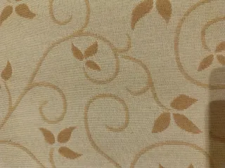 Cortina visillo y sobre cortina beige