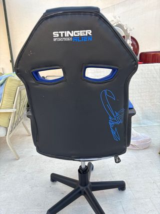 Silla Gaming Negra y Azul