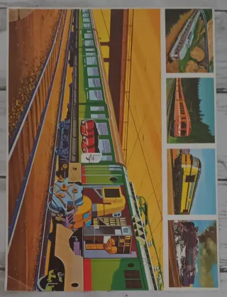Cromos Trenes Ruiz Romero 1973