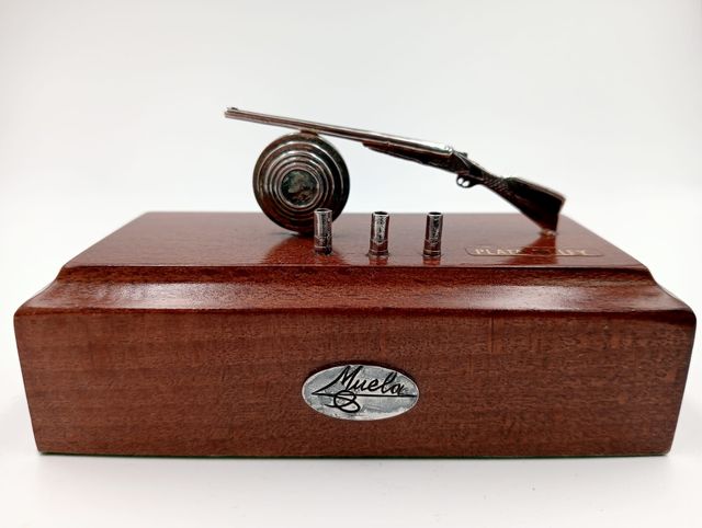 Figura de plata "escopeta paralela" Muela (11127)