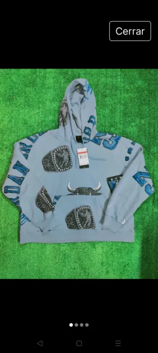 Sudadera Nike Mujer Azul y Plateada