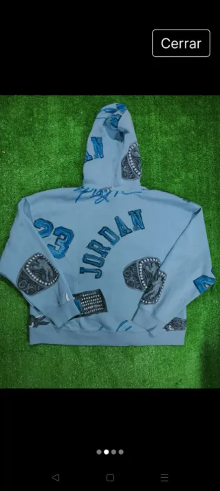 Sudadera Nike Mujer Azul y Plateada