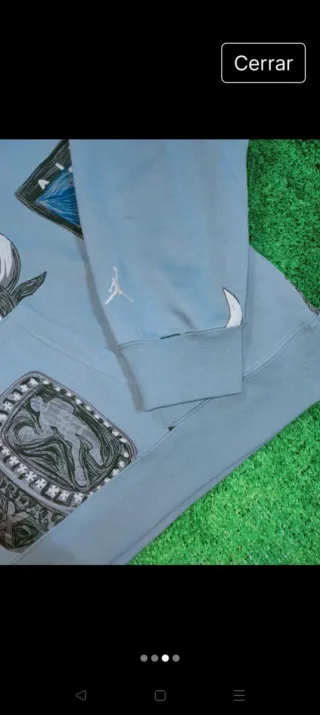 Sudadera Nike Mujer Azul y Plateada