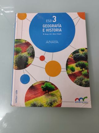 libro geografía e historia 3 eso