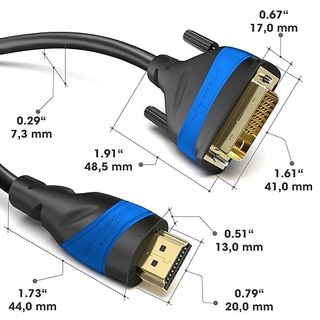 Cable Adaptador HDMI-DVI 2m KabelDirekt