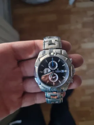 Reloj Festina Cuarzo Negro y acero