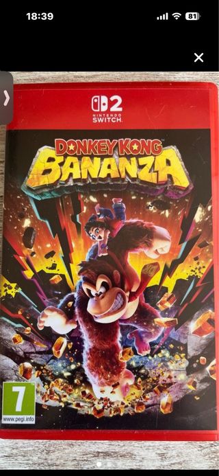 Juego Nintendo Switch 2 Donkey Kong Bananza 