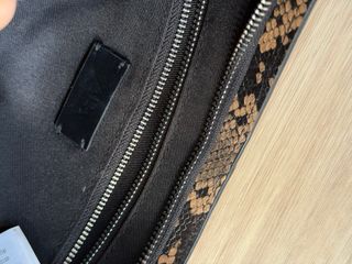 Bolso Zara Animal Print Beige y Marrón