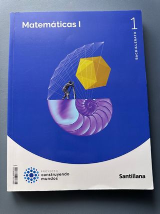 Libros de texto 1ºBachiller. 